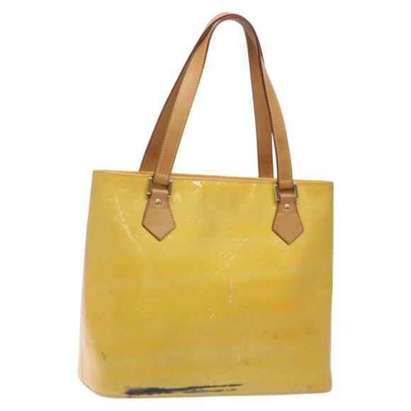 LOUIS VUITTON Monogram Vernis Houston Hand Bag Gris M91053 - Picture 1 of 16